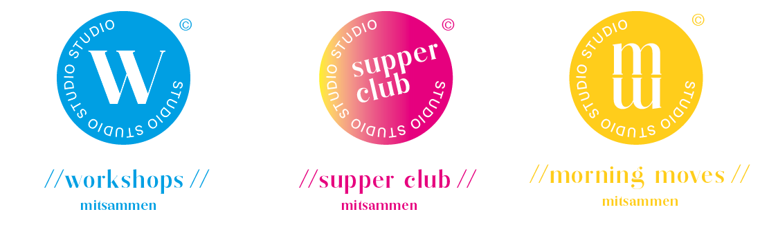 mitsammen Angebote: Workshops, Supper Club und Morning Moves