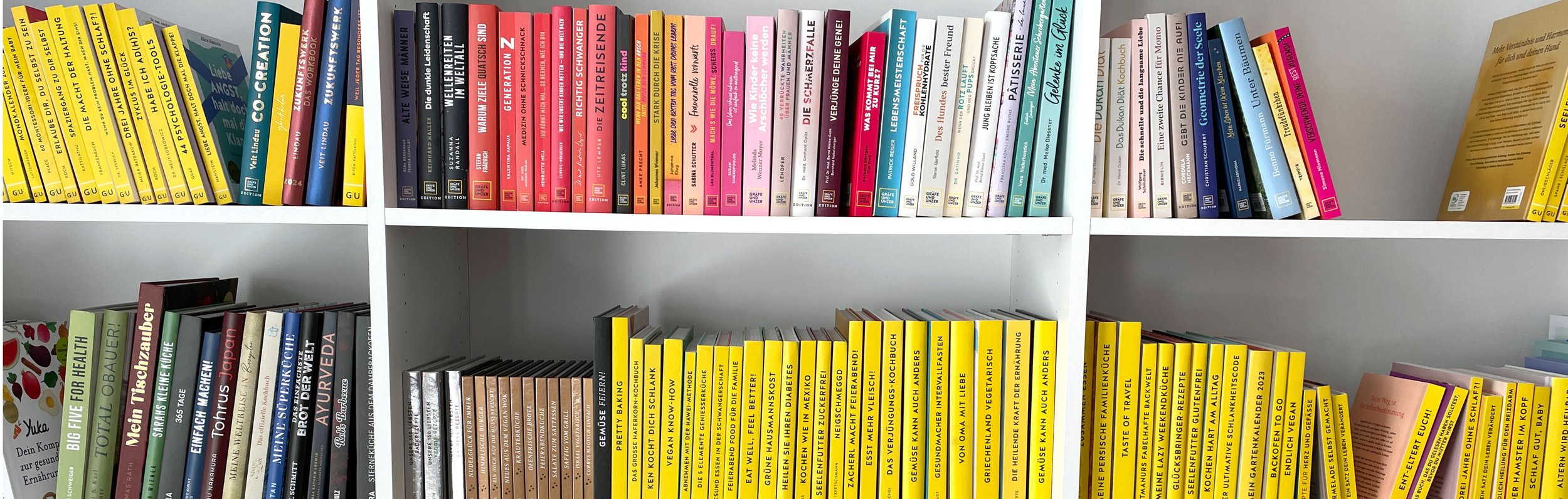 Verlagsarbeiten für Gräfe und Unzer, Penguin Random House, Droemer Knaur, u.a.