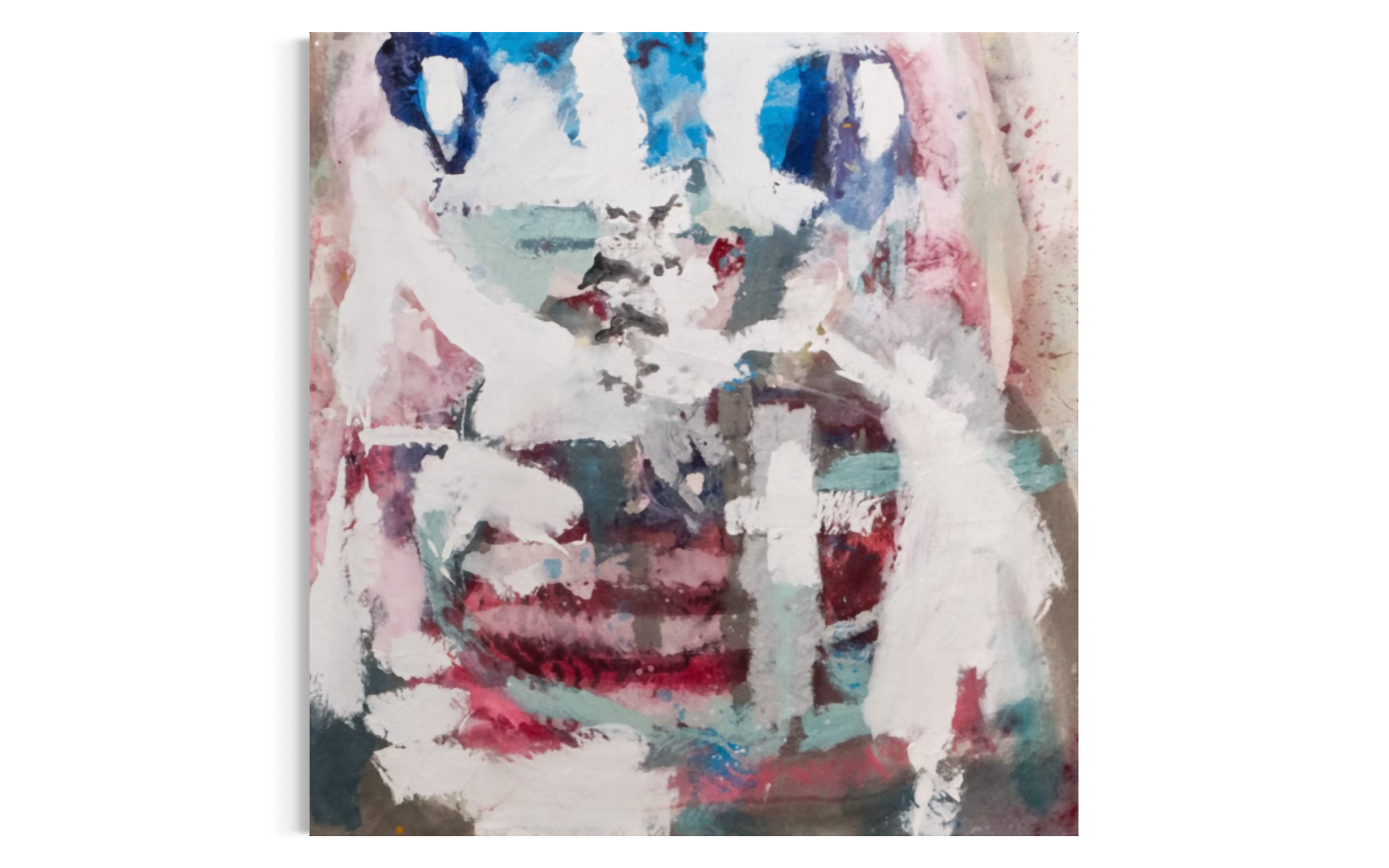 1+1+1 (2026) Mixed Media on Canvas 134x124cm
