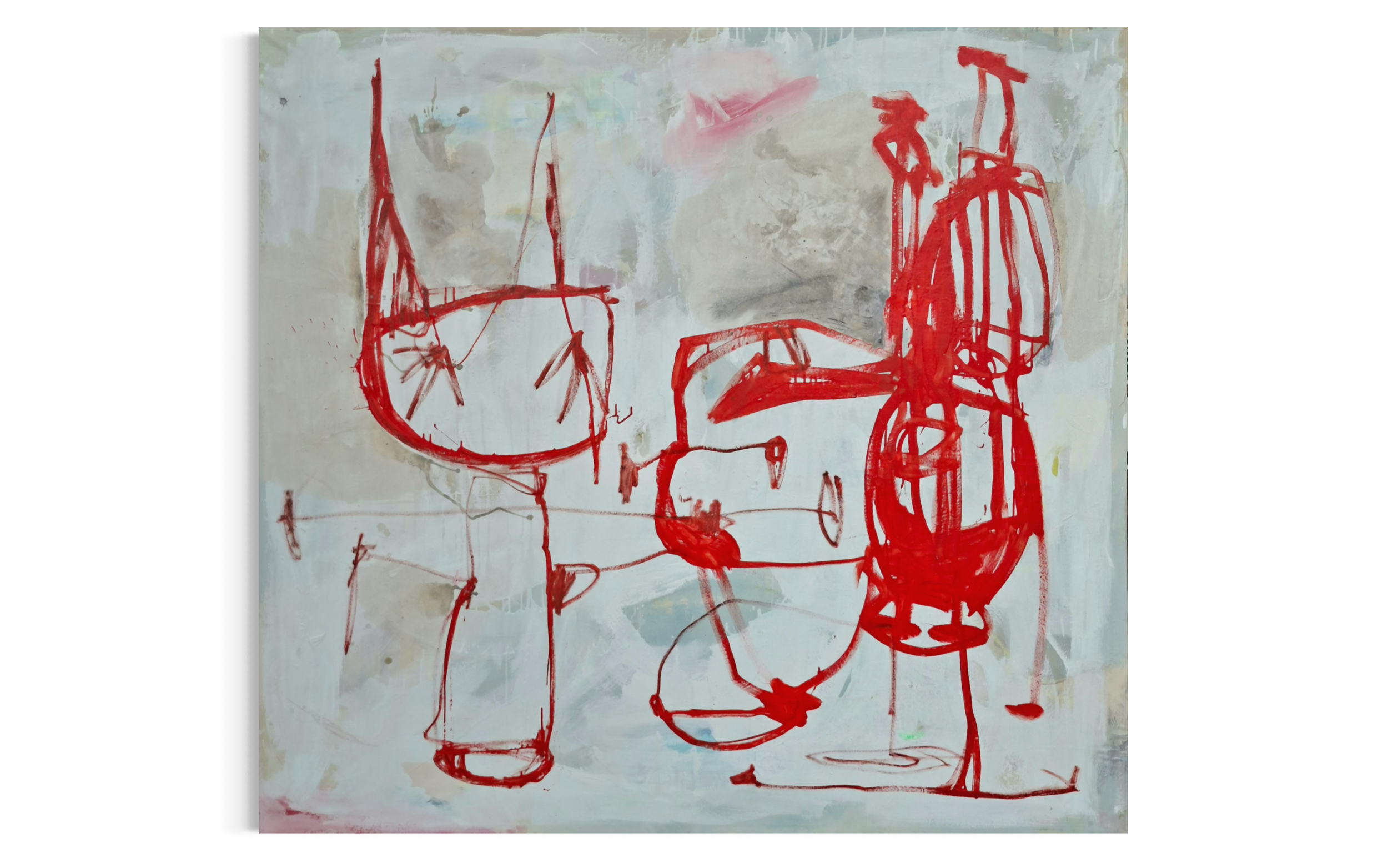 Nu Desserts (2026) Mixed Media on Canvas 180x190cm