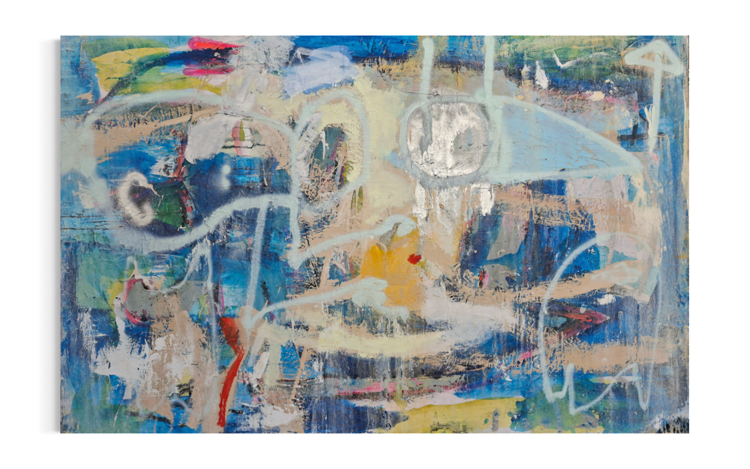 Grotte de la Tour (2026) Mixed Media on Canvas 200x130cm