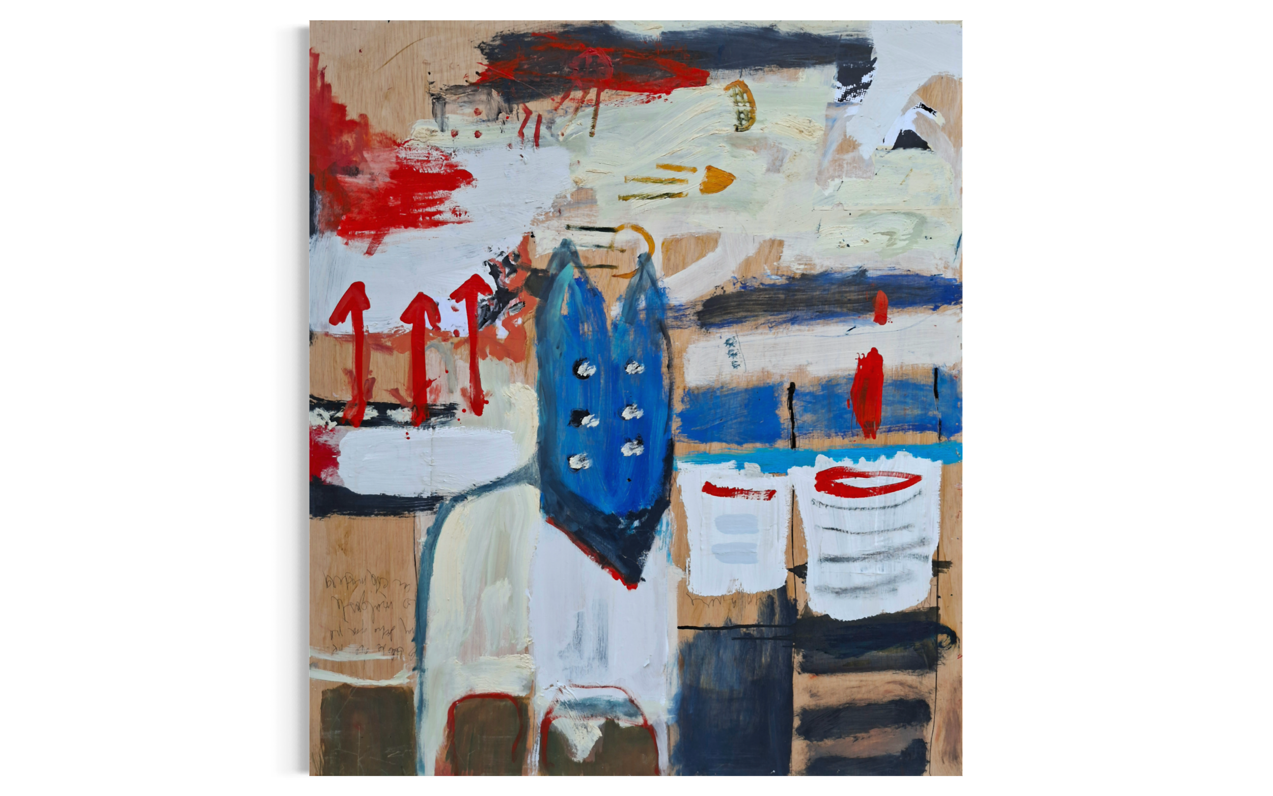 Babilon Beards (2026) Mixed Media on Canvas 130x110cm
