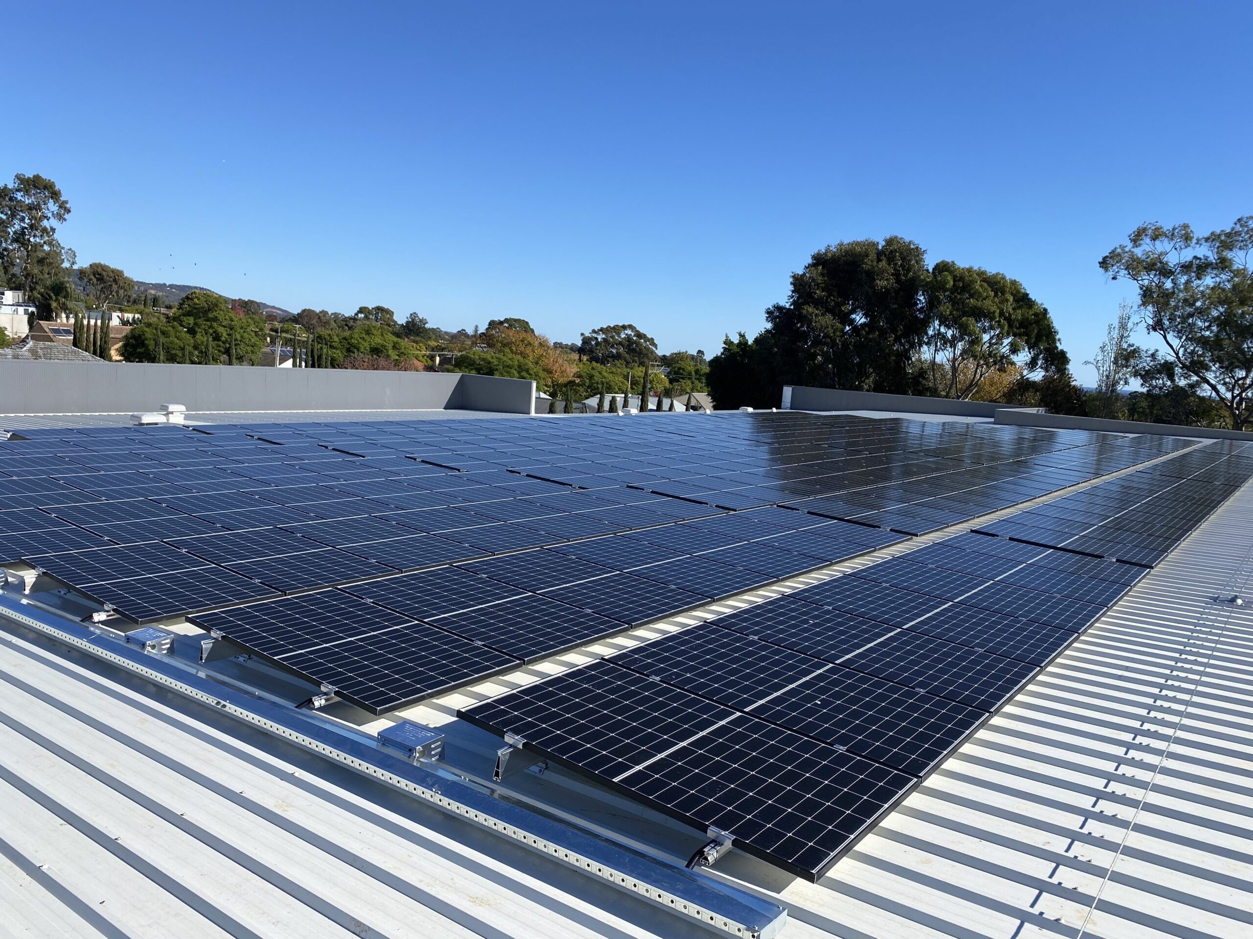 Residential rooftop solar panel installation by Connect Electrical and Solar in Adelaide