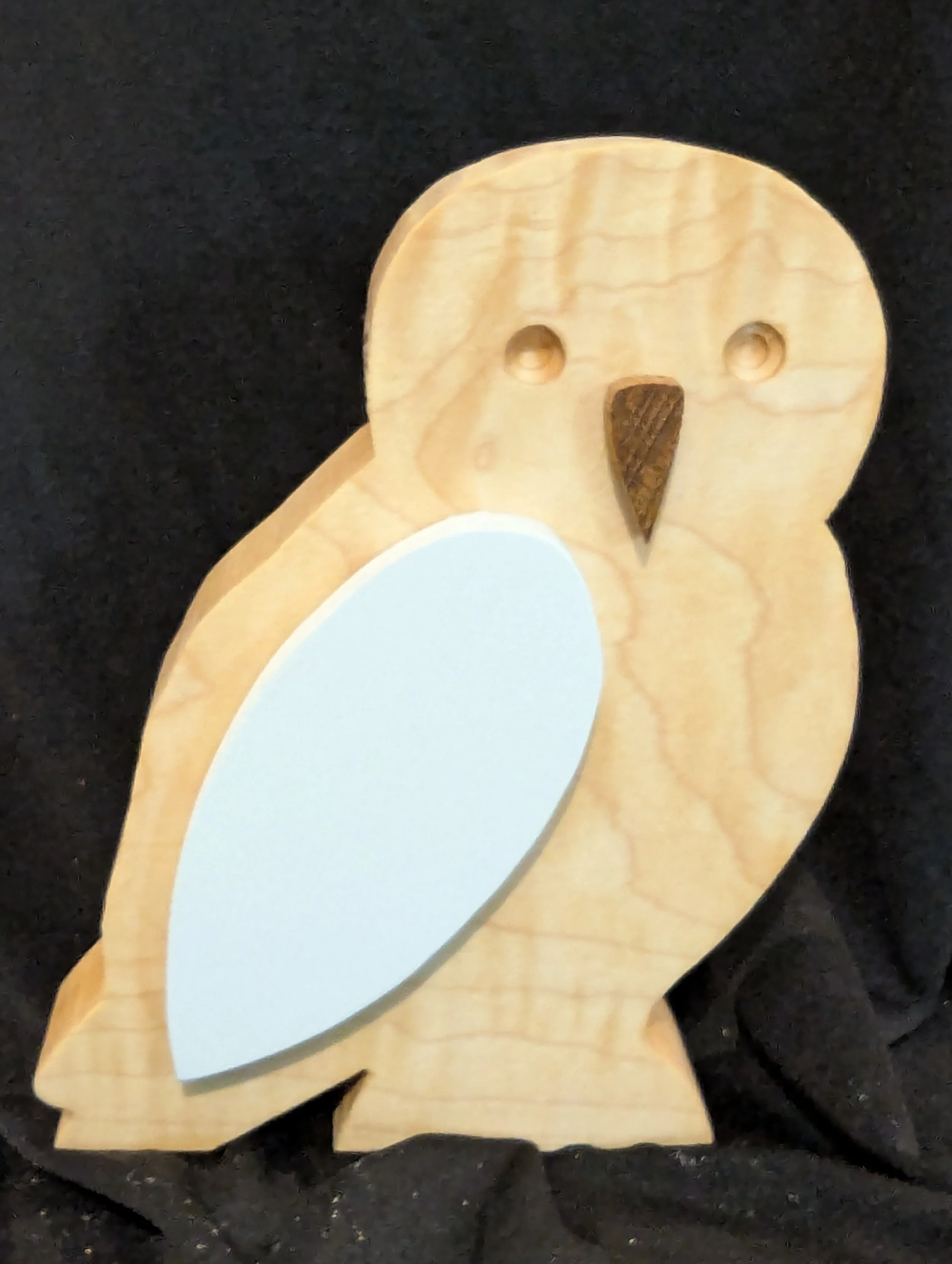 Snowy Owl - Maple (select Maple is Curly and/or Quilted)