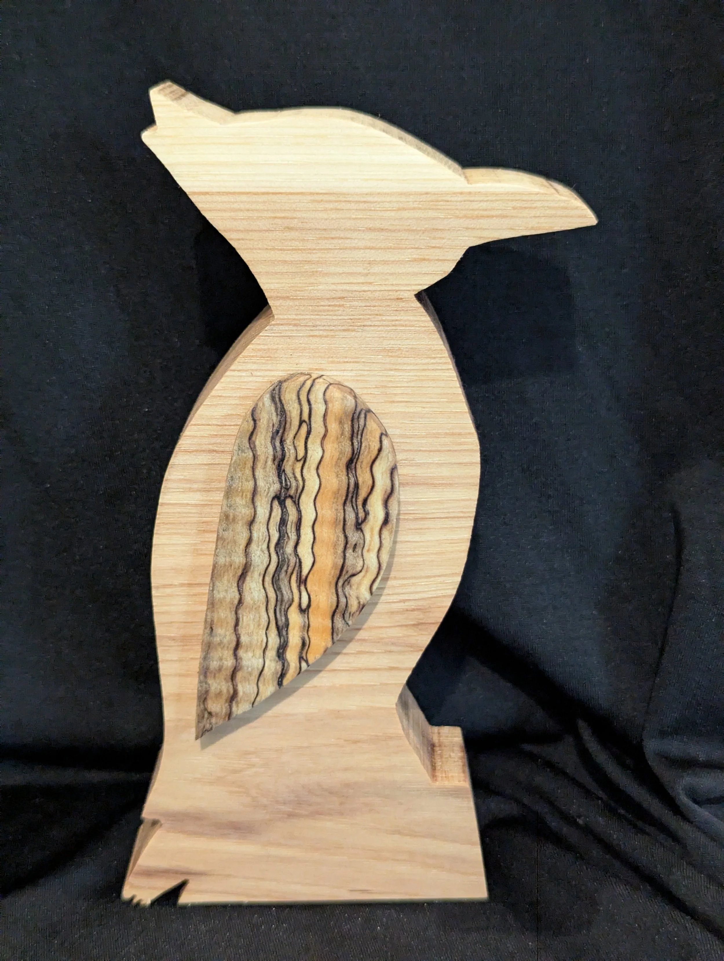 Woodpecker - Oak, Walnut, or Cherry with Exotic Woods for Wing