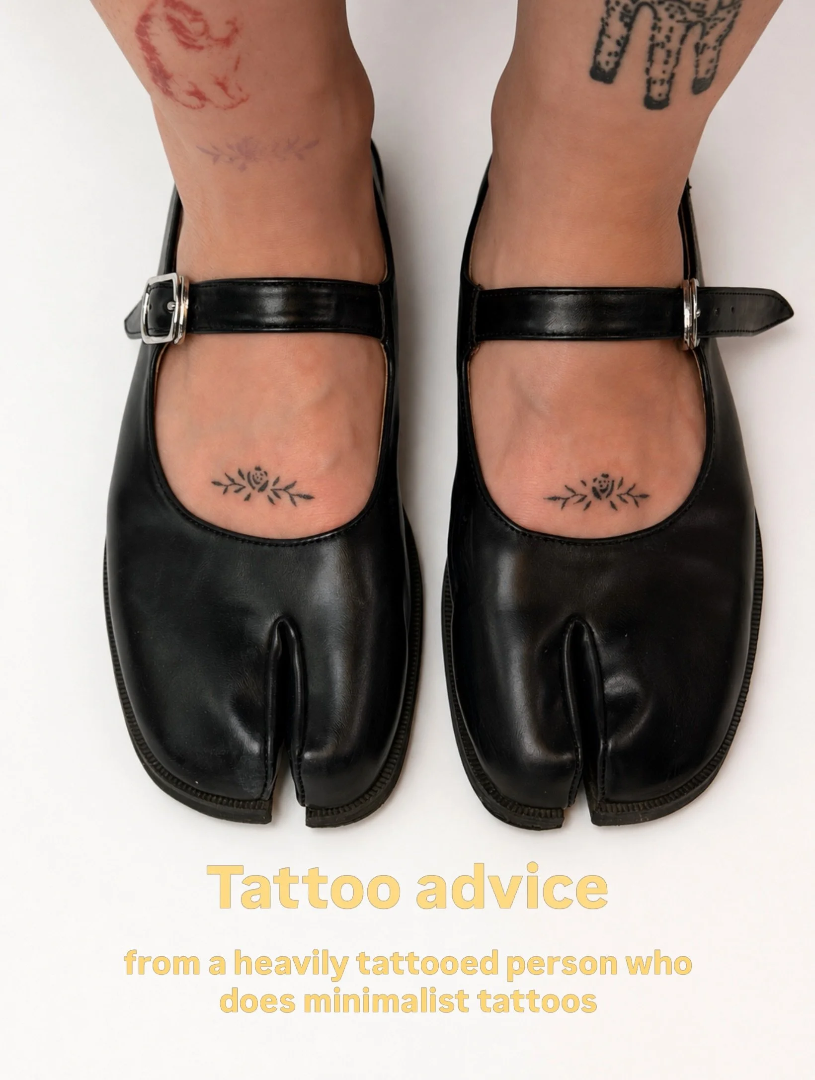 Tattoo advice- from a heavily tattooed person who does minimalist tattoos!
I get a lot of people ask me for advice on how to place/choose their tattoos, so here are the top pieces of advice that I&rsquo;ve learned over time of looking at many many ma