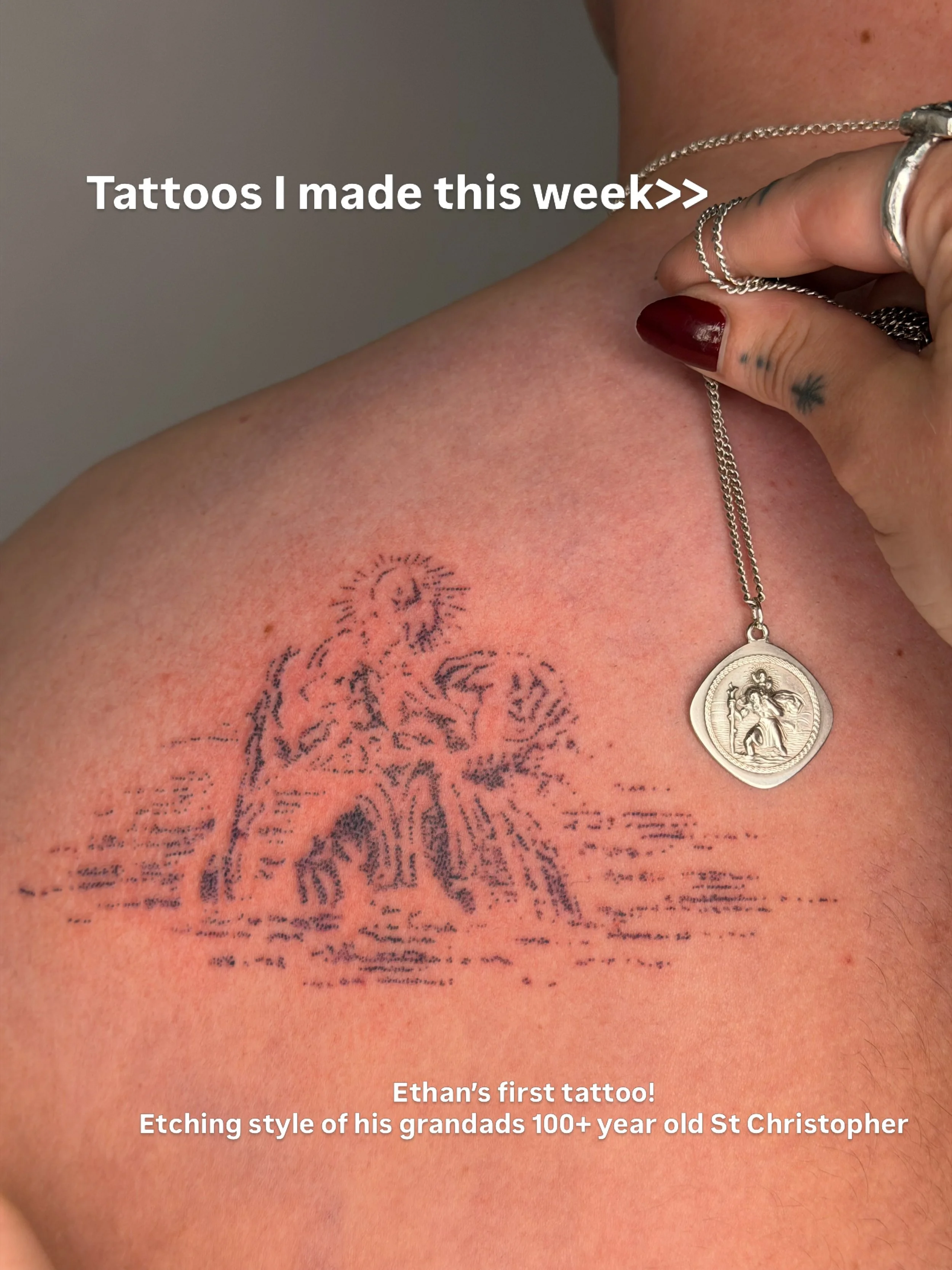 Thank you lovely clients as always, you guys are the best always xx
Link in bio for all bookings &amp; availability

#handpoke #handpoketattoo #ukhandpoke #handpokeartist #tattooideas