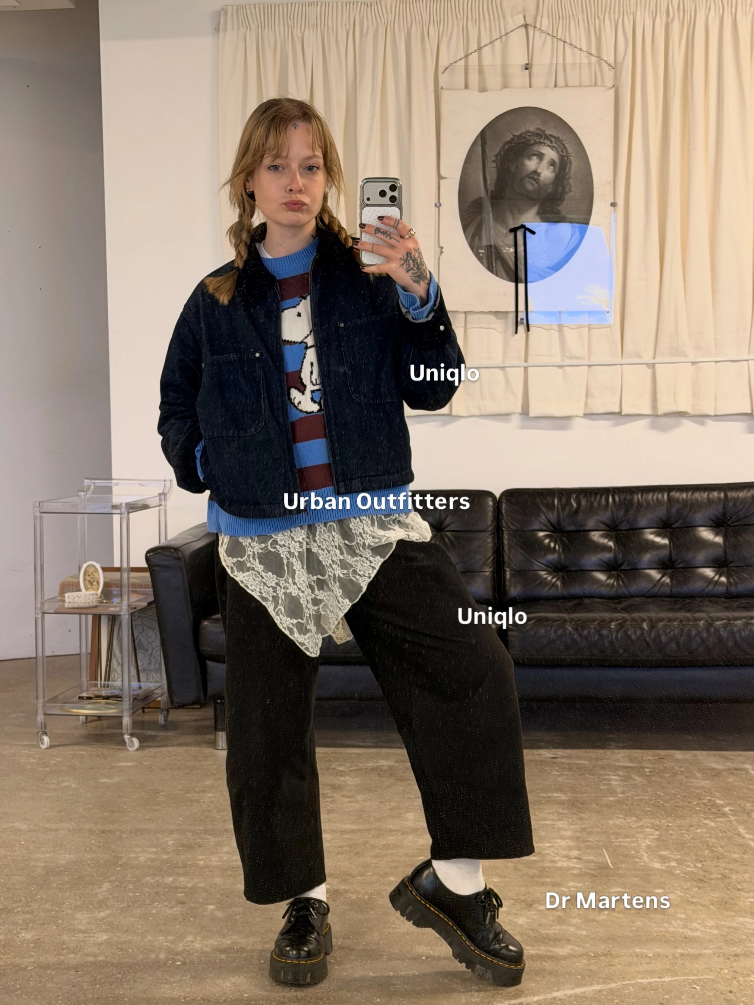 Fits of the week at @come_to_chrch 
Basically just wore the same trousers and shoes in different fonts all week nothing too interesting to see here tbf 

@uniqloeurope 
@drmartensofficial 
@vinted 

#ootd #outfitinspo #fitcheck #ootdinspo