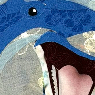 Wild Blue Joy close-up