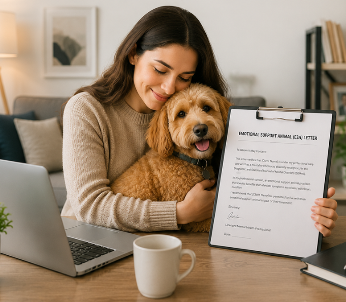 Emotional Support Animal (ESA) Letter