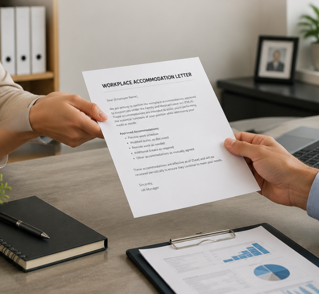 Workplace Accommodation Letter