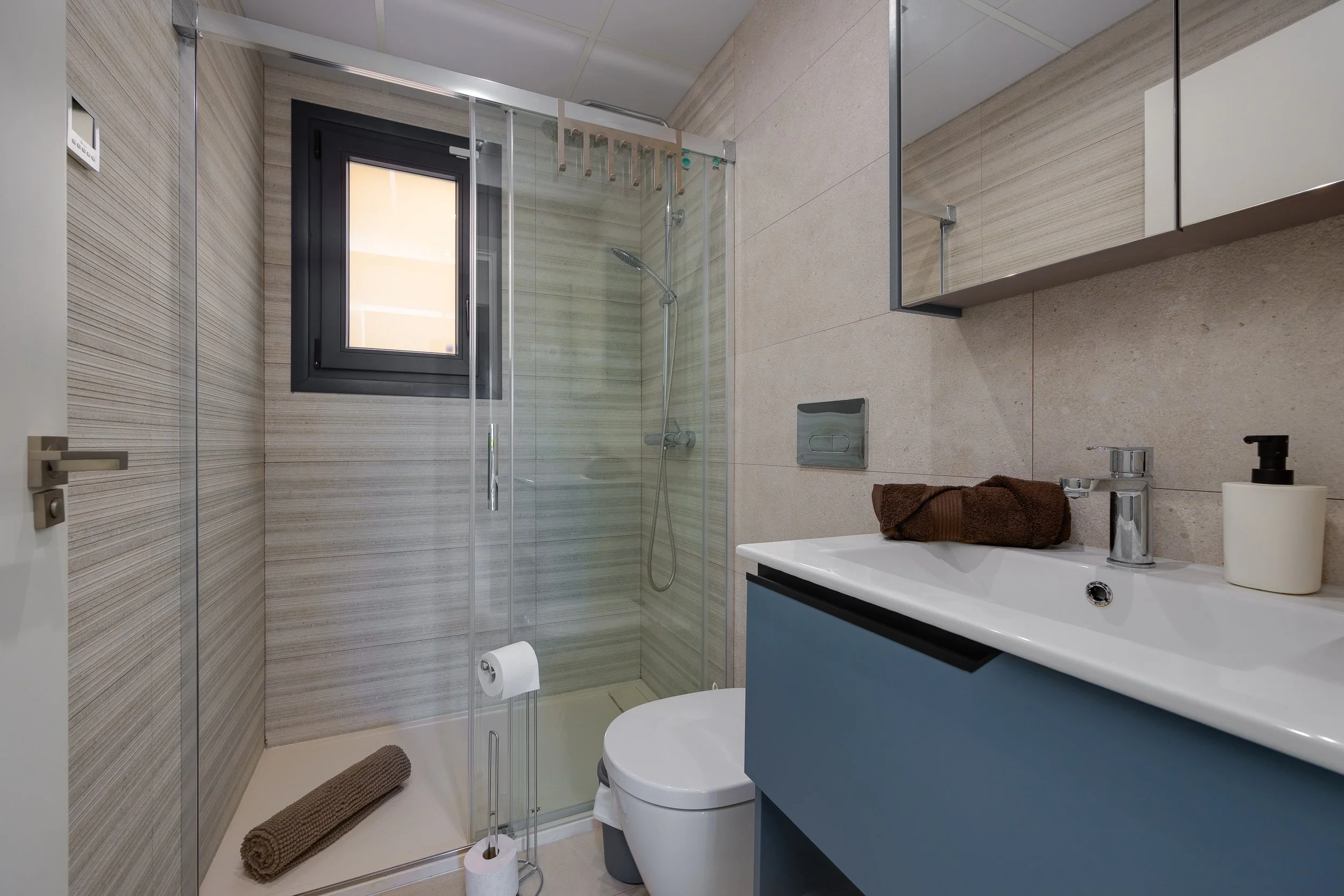 The second bathroom offers comfort and convenience for every guest.
