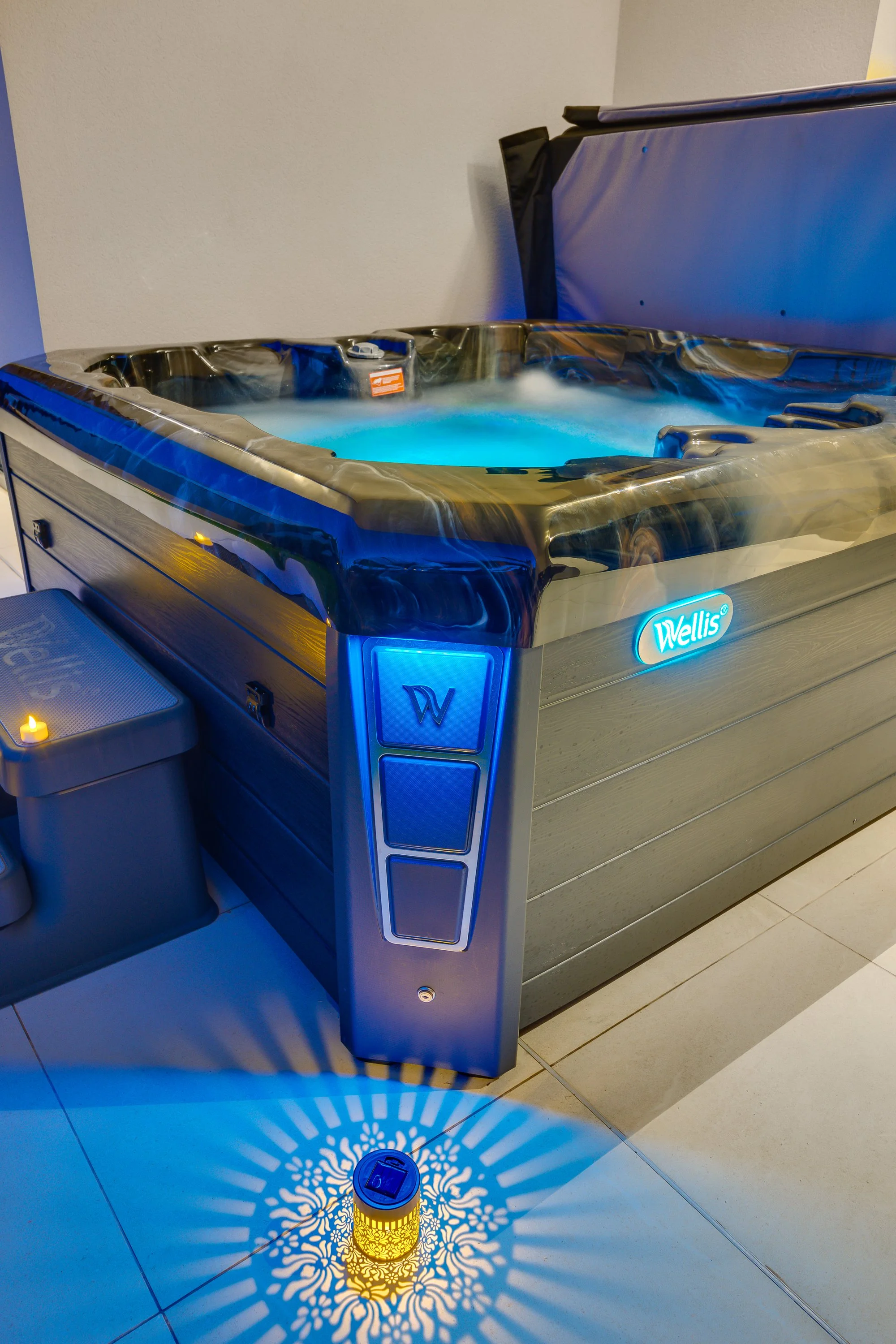 Your own private hot tub, ready whenever you are.