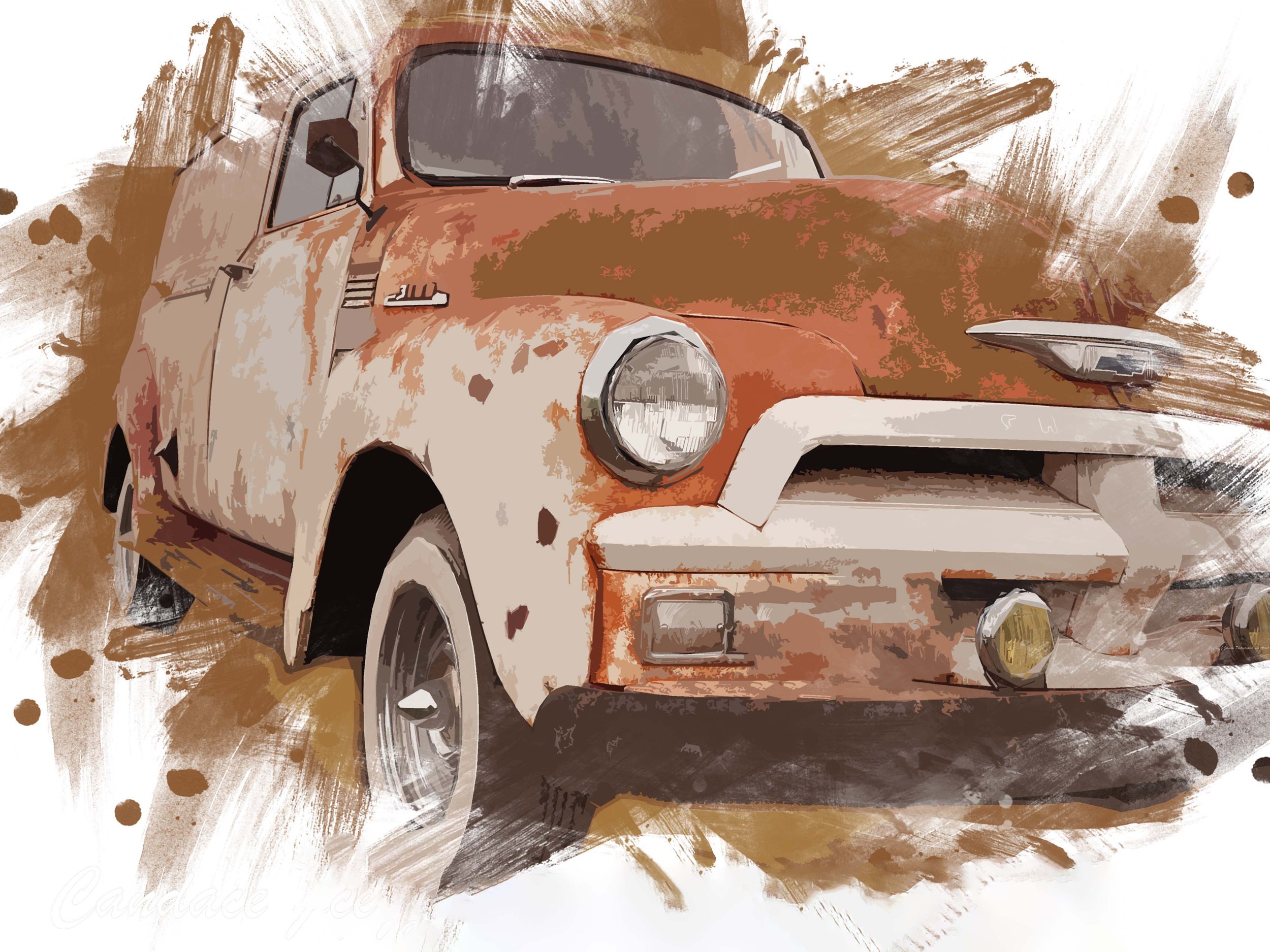 Barn Find - (Artist Candace Jane Johnson) TM Candace Jane