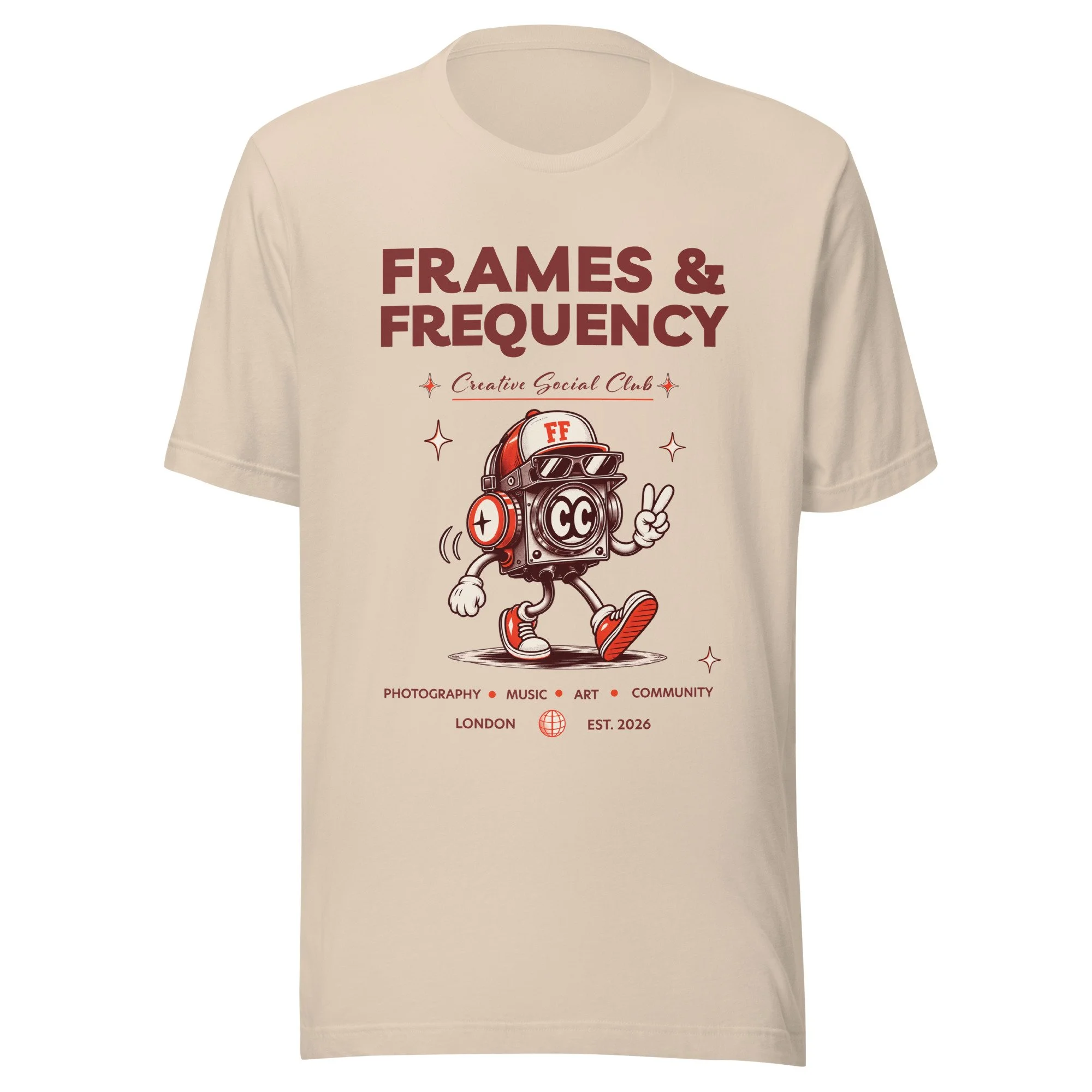'CREATIVE SOCIAL CLUB' T Shirt (Cream)