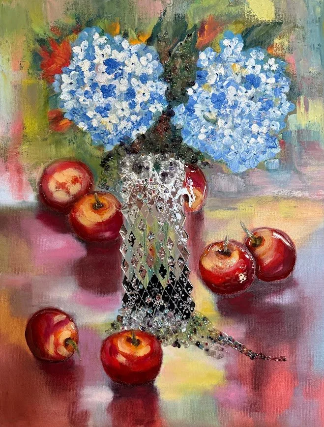 Mosaic Glow of Orchard Mornings