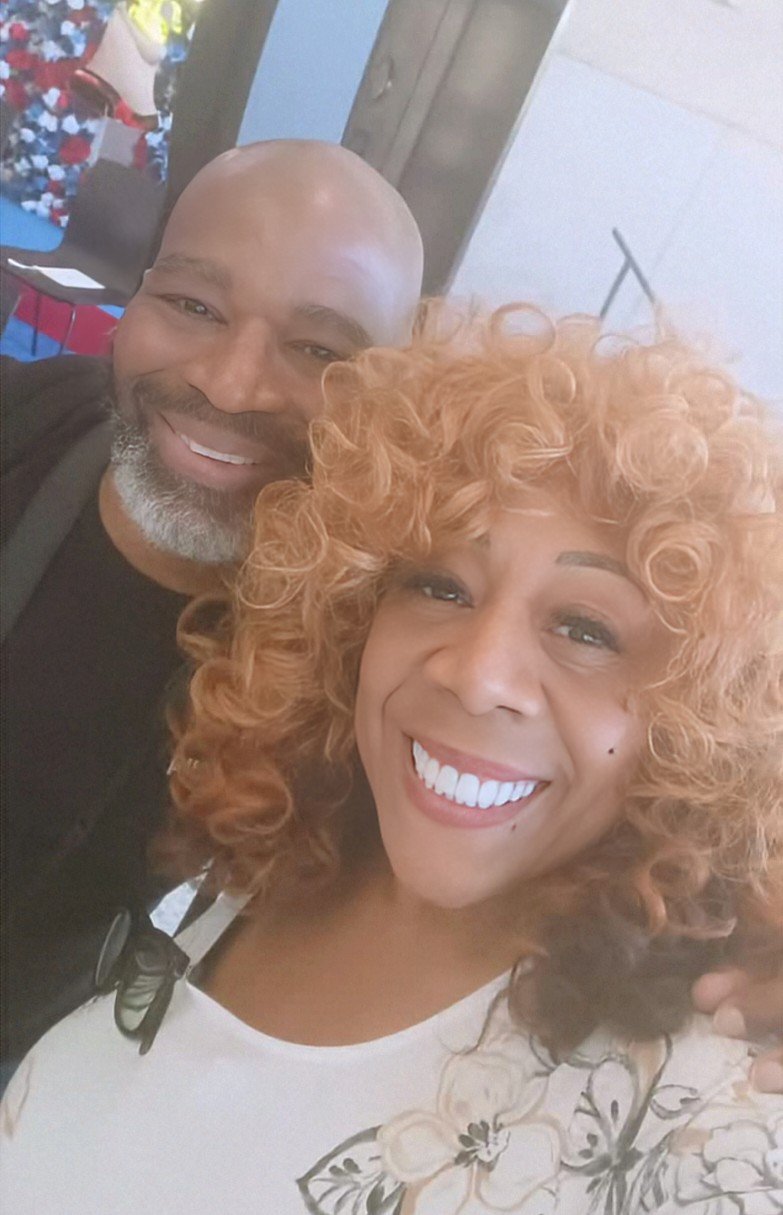 posted it up with radio personality Ms Patty Jackson