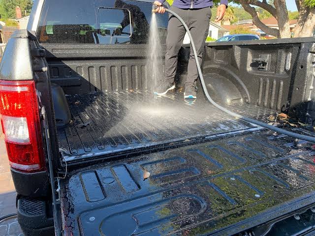 Truck Bed Washed and Cleaned