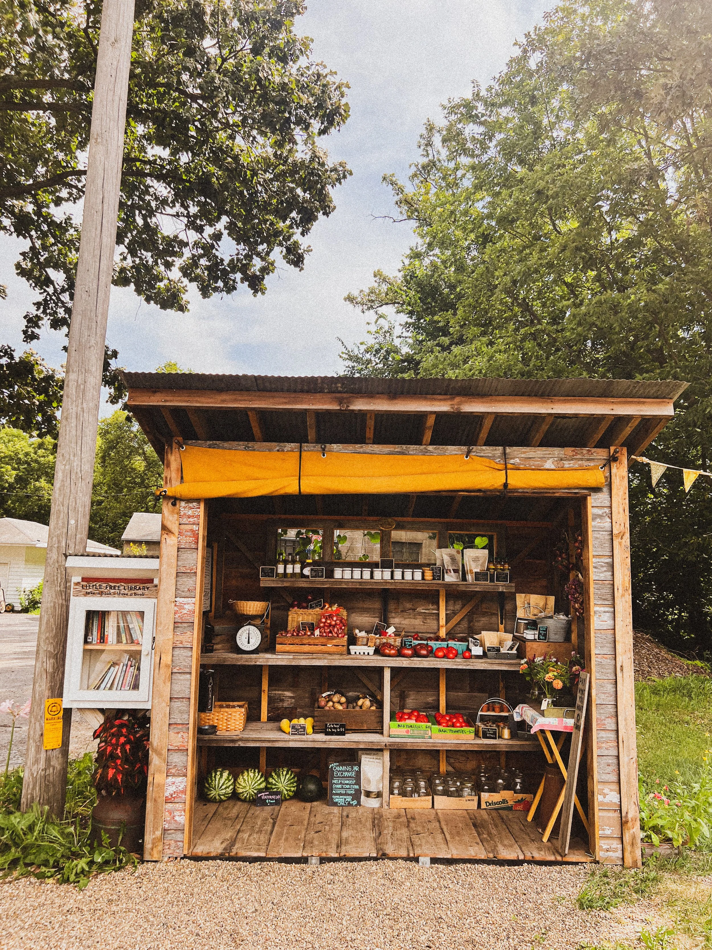 Photo of a cute little shop with various items