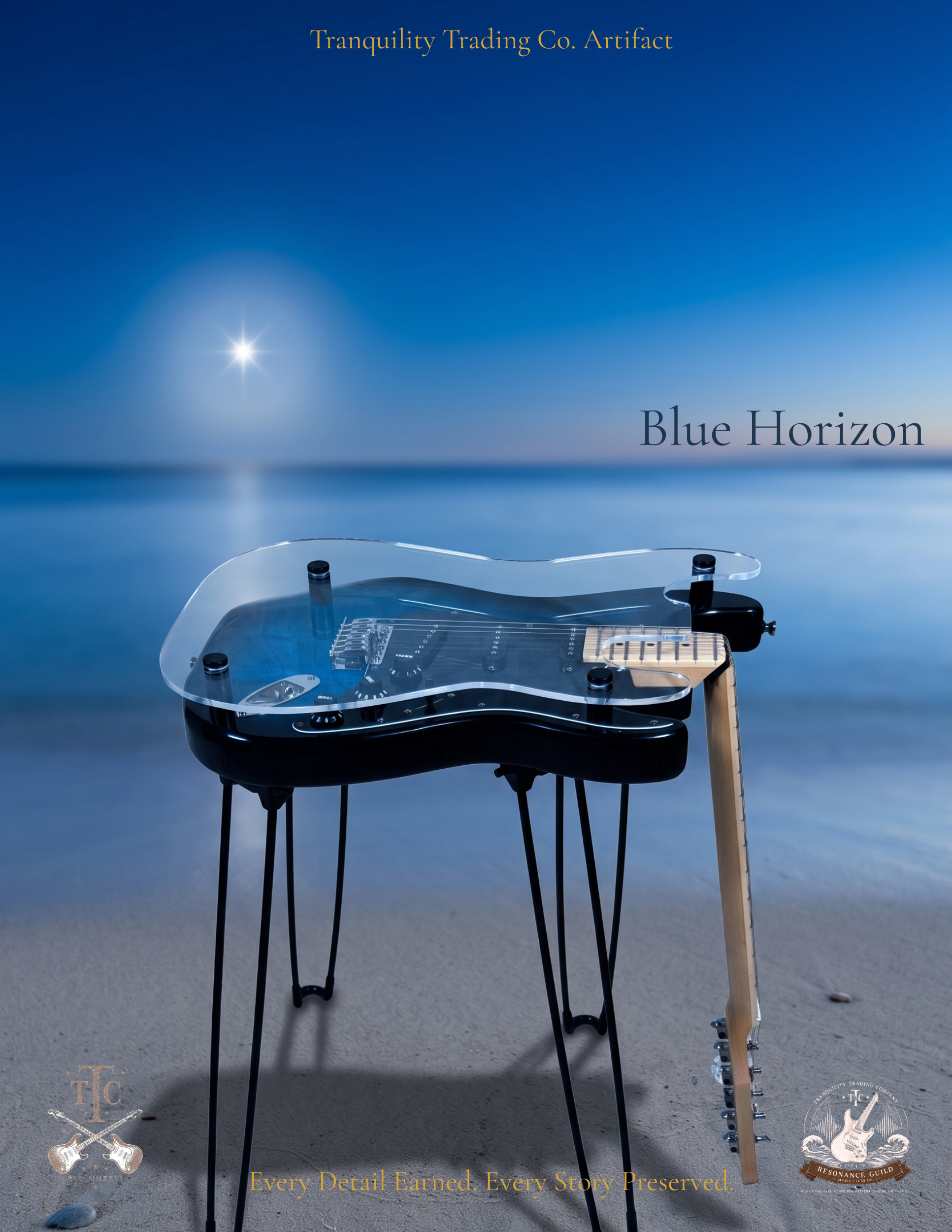 Blue-Horizon-Electric-Guitar-Handcrafted-Side-Table-Rock-star-Beach-shells.png