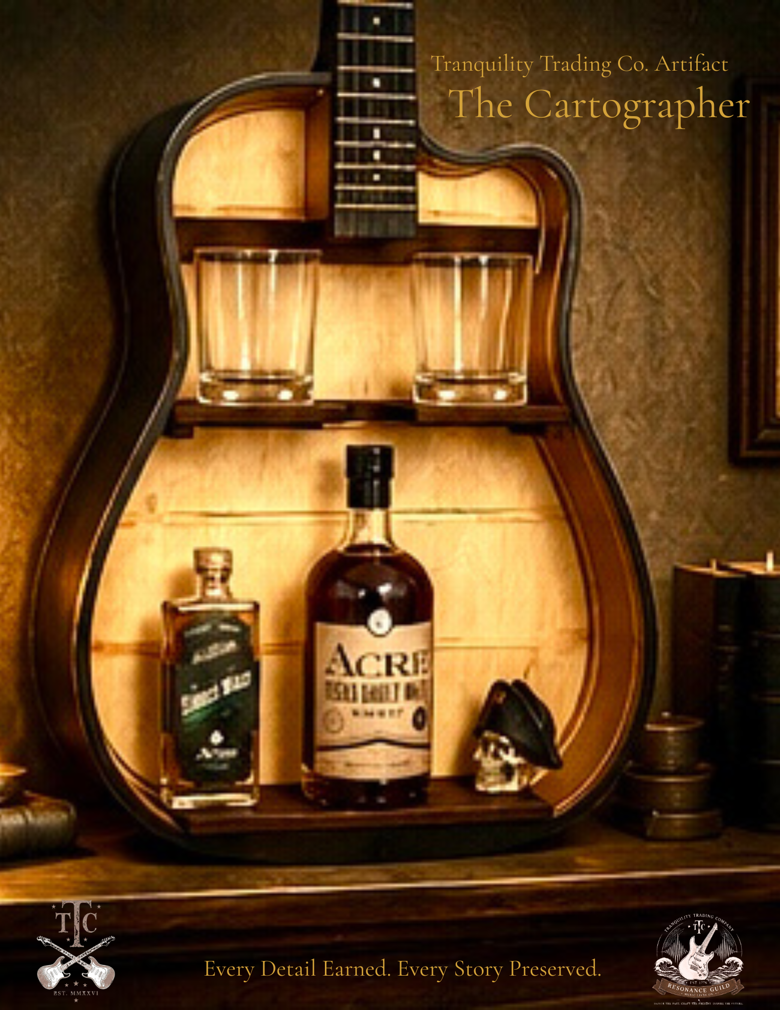 Cartographer-acoustic-guitar-wall-shelf-whiskey-handcrafted.png