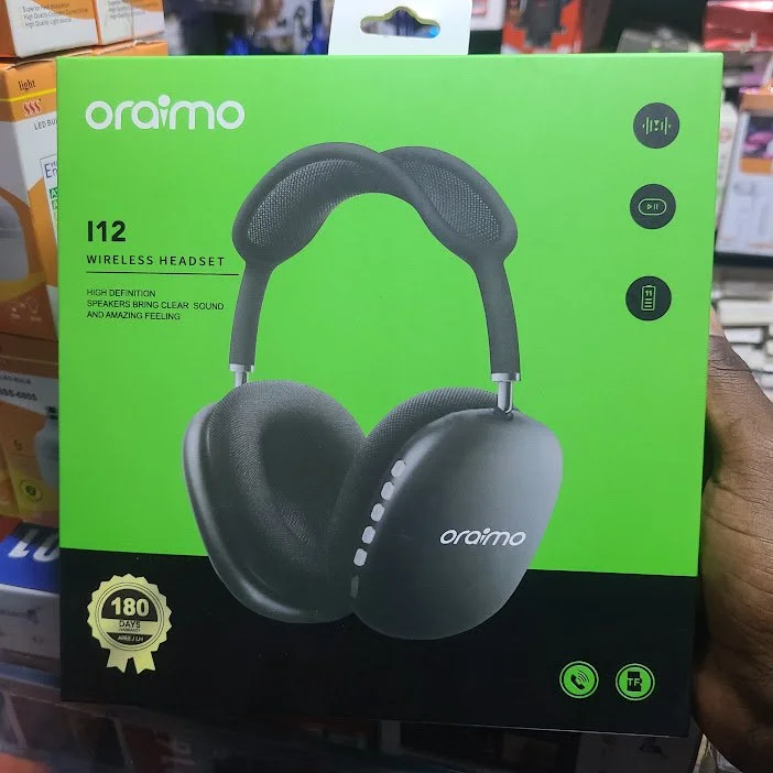 Oraimo Wireless Bluetooth Headphones –Black