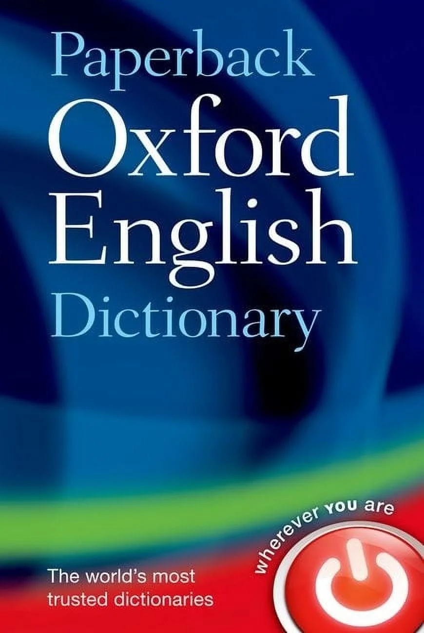 Oxford English Dictionary paperback edition book cover published by Oxford University Press.
