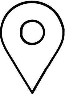Ícone de marcador de localização estilizado