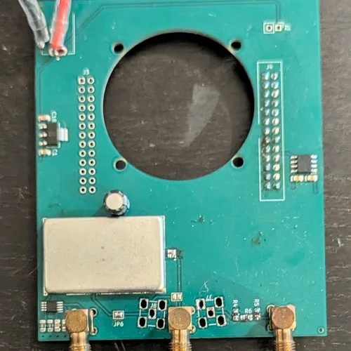 Red Pitaya carrier board with SMA connectors