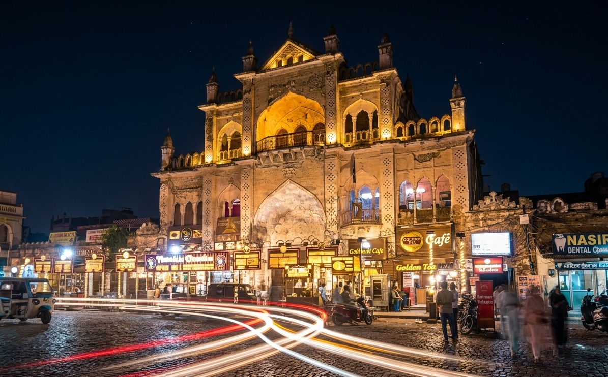 Rumi+Darwaza+By+Night%2C+Lucknow+Original+Picture+.png