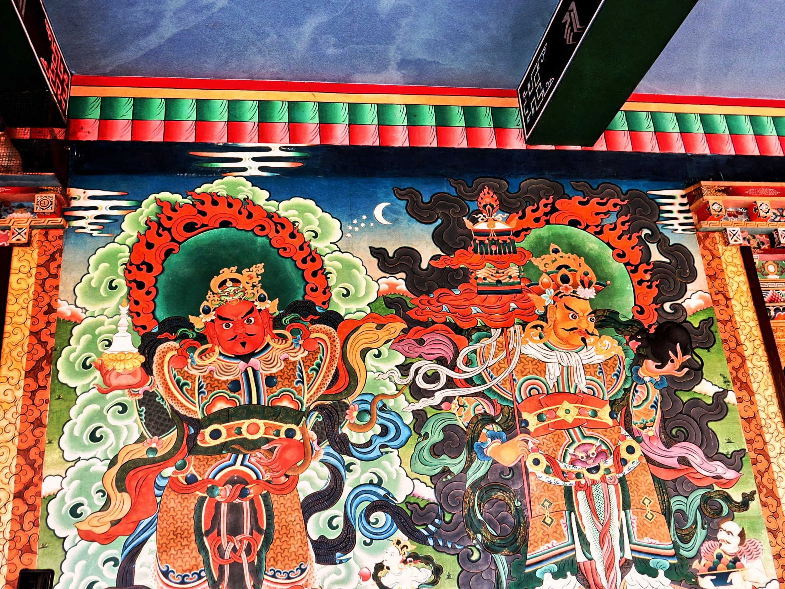 Temple Wall Painting