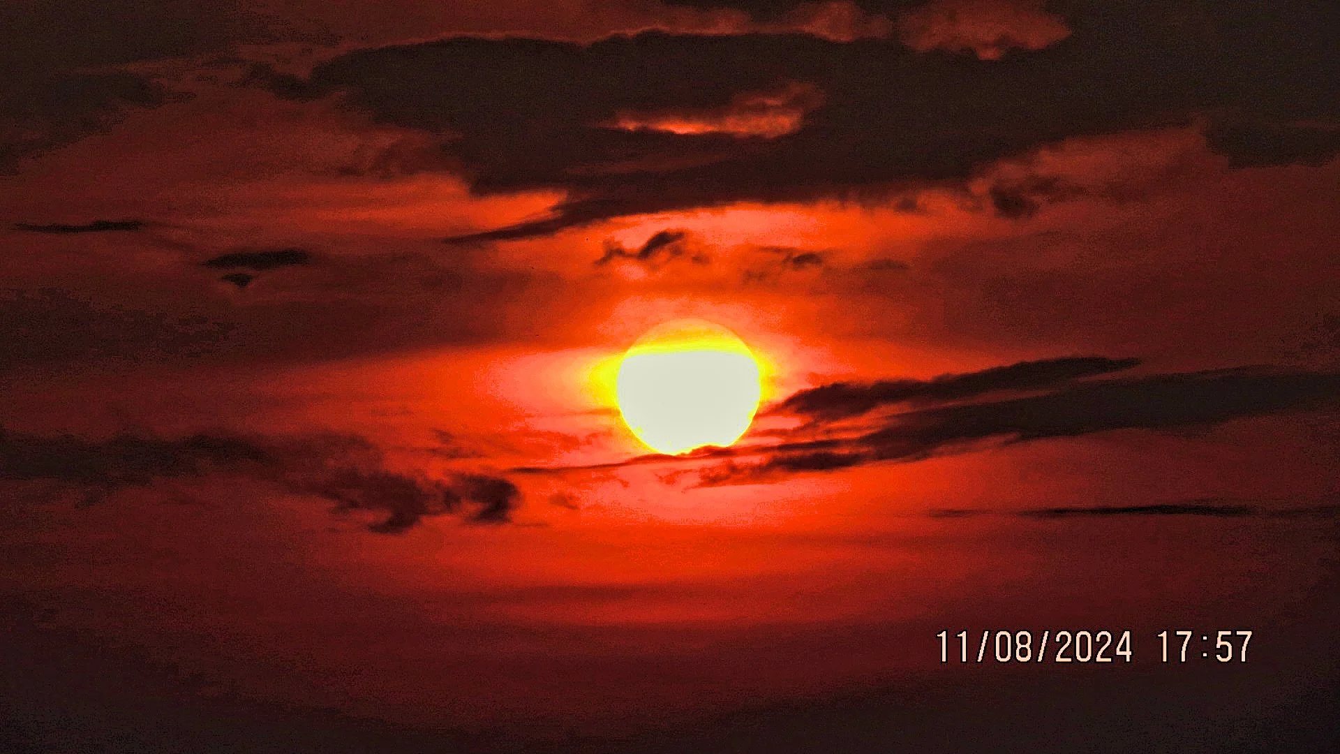 Deep Red Sun