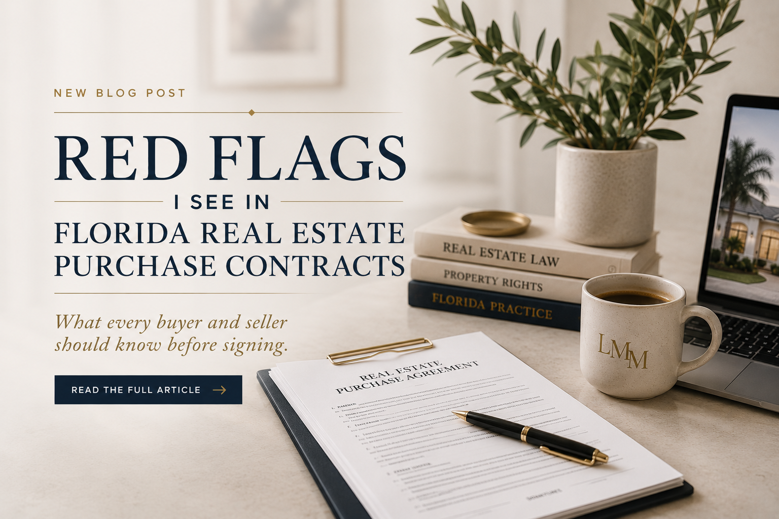 Red Flags I See in Florida Real Estate Purchase Contracts