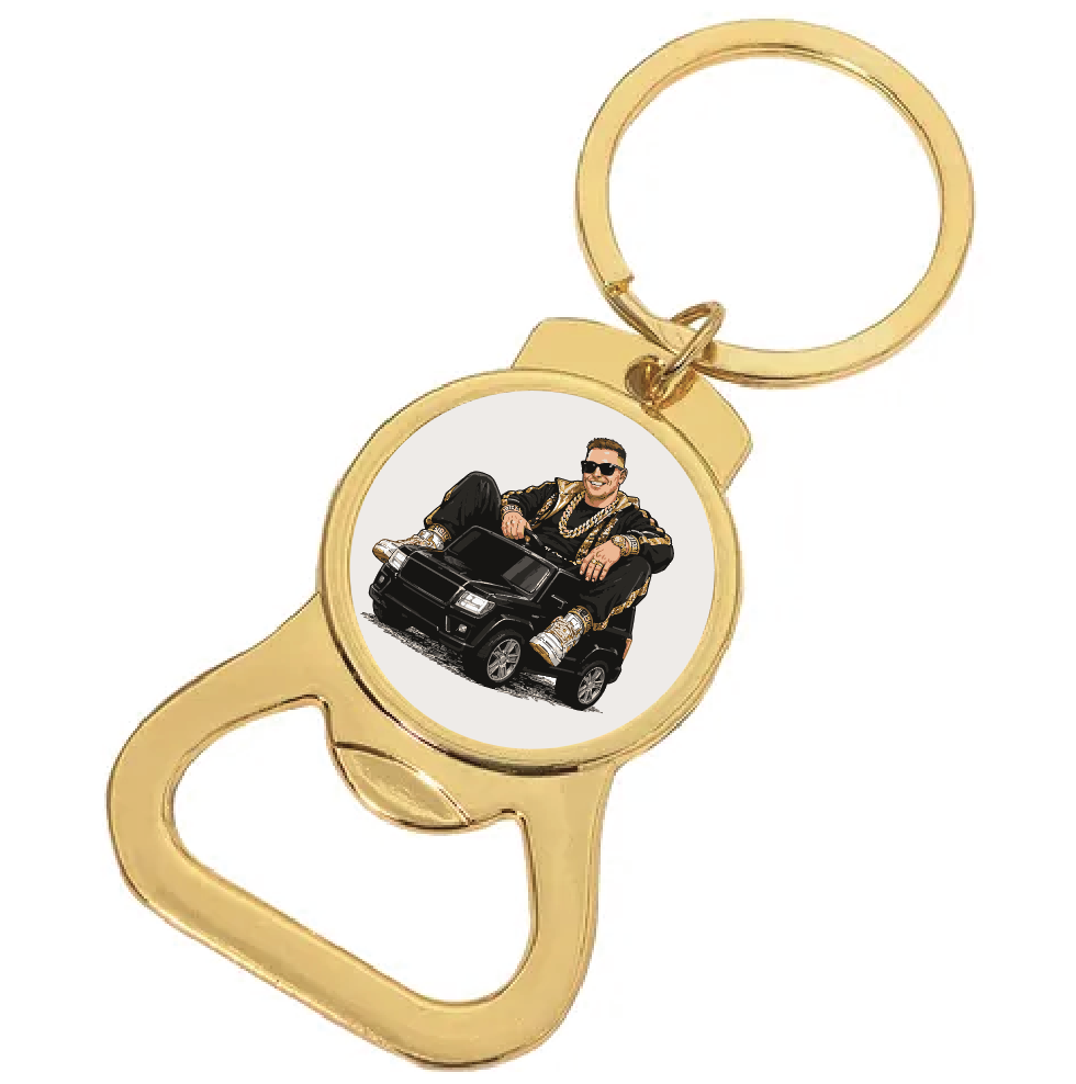 Like I'm A Rapper Bottle Opener Keychain