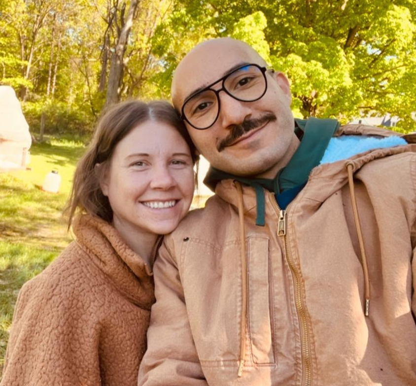 The two behind Hayoo’s Farm, building this little farm together one day at a time.