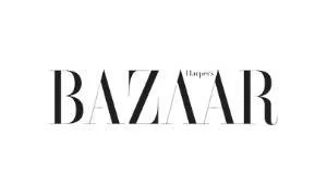 The logo of Harper's Bazaar magazine.