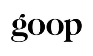 The word 'goop' in black lowercase letters on a white background.