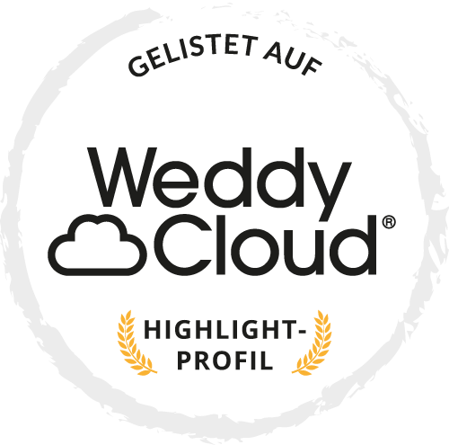 Weddly Cloud Logo für Silas Kollmann Fotografie - Hochzeitsfotograf Karlsruhe