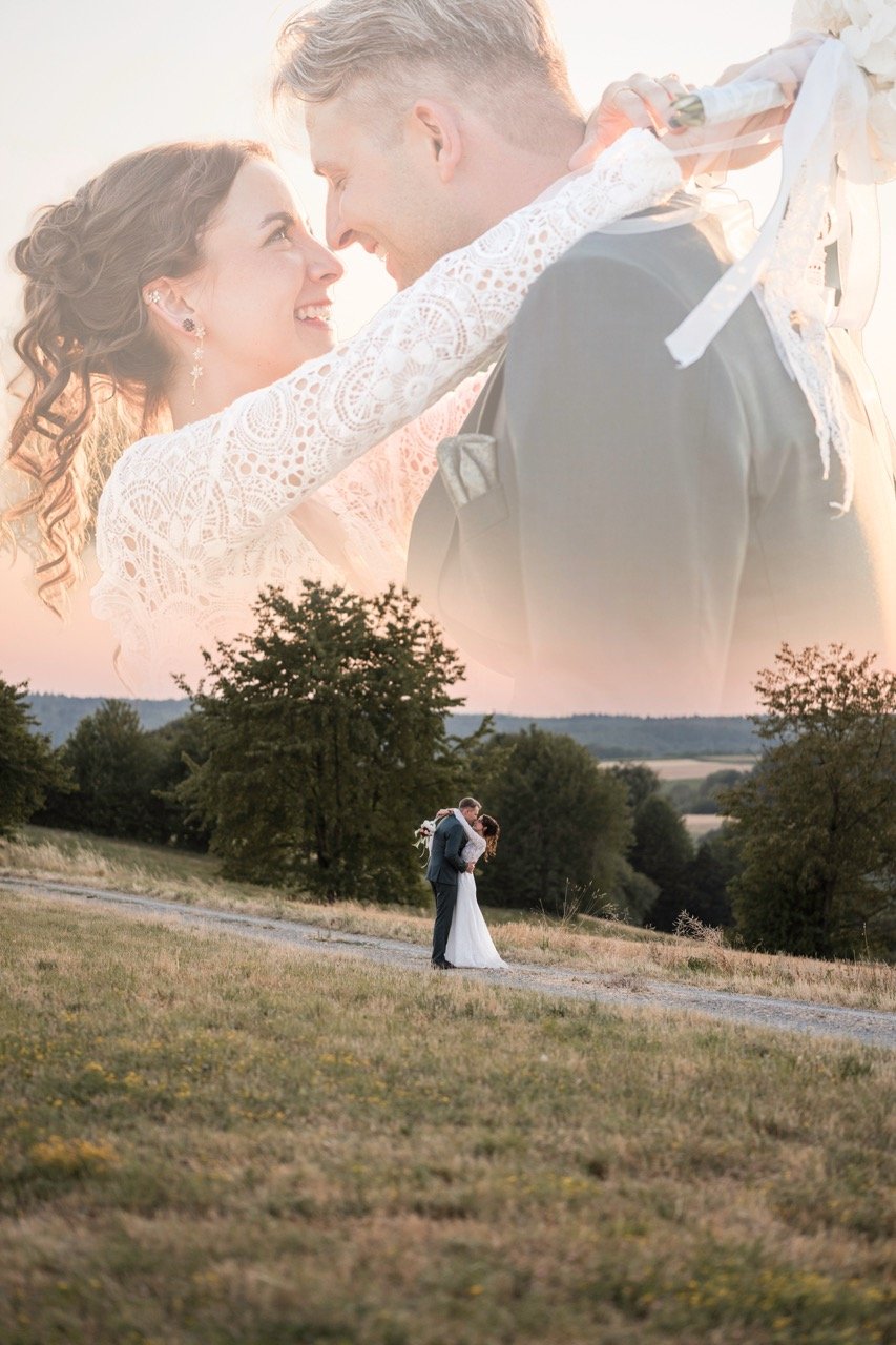 Brautpaar beim Paarshooting im Enzkreis, fotografiert von Silas Kollmann Fotografie.