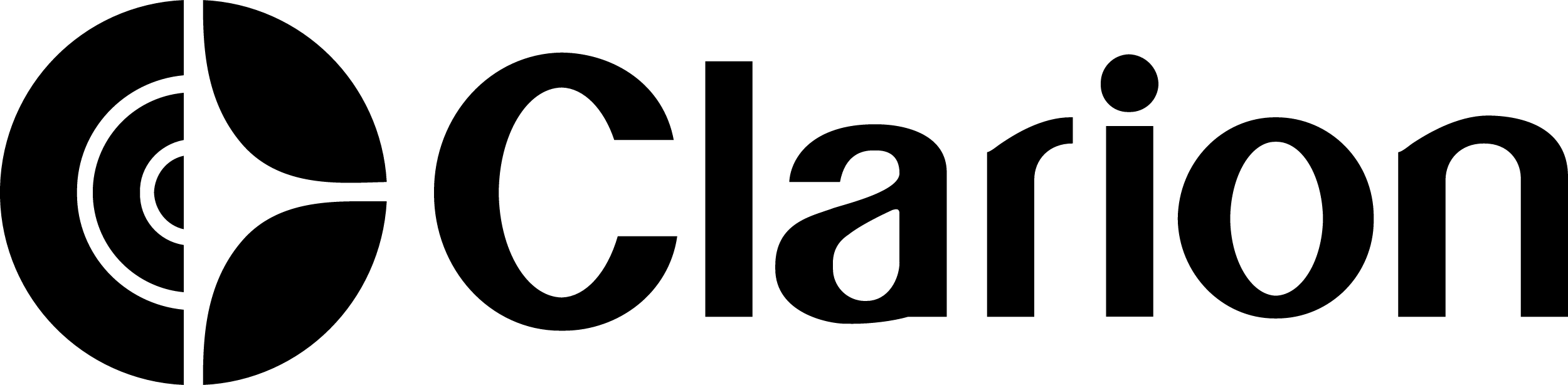 Black musical notes, eighth note and whole note, are displayed on a black background.