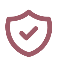 Shield icon with a checkmark inside