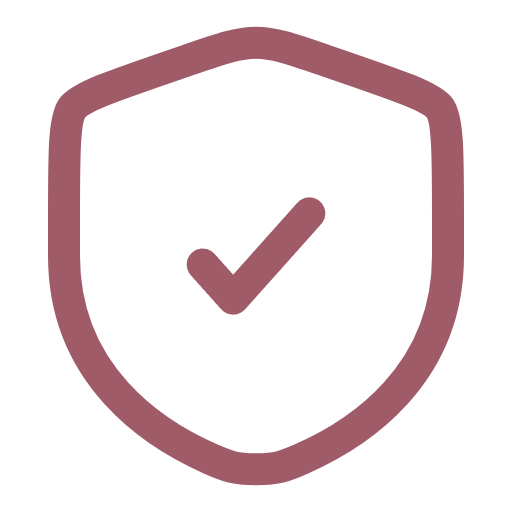 Shield with a checkmark inside