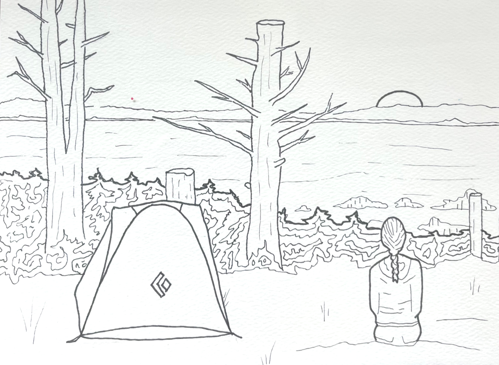 hell's half acre island (sketch)