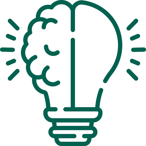 Idea generation, innovation, open mind, and thoughtful execution.