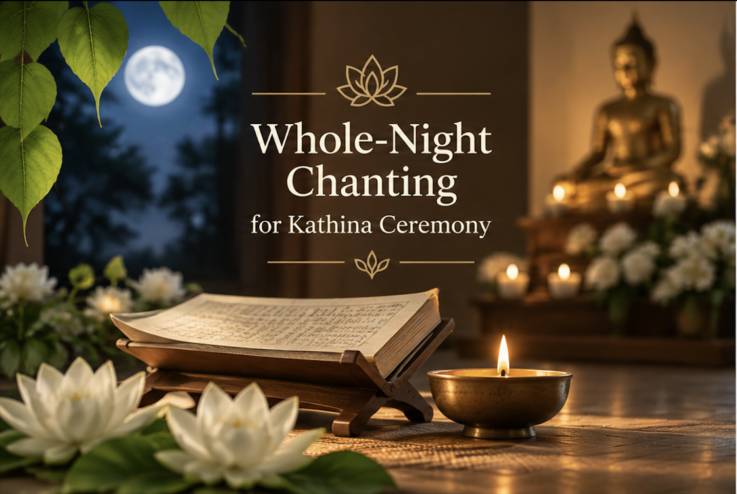 Whole-Night Chanting for Kathina Ceremony