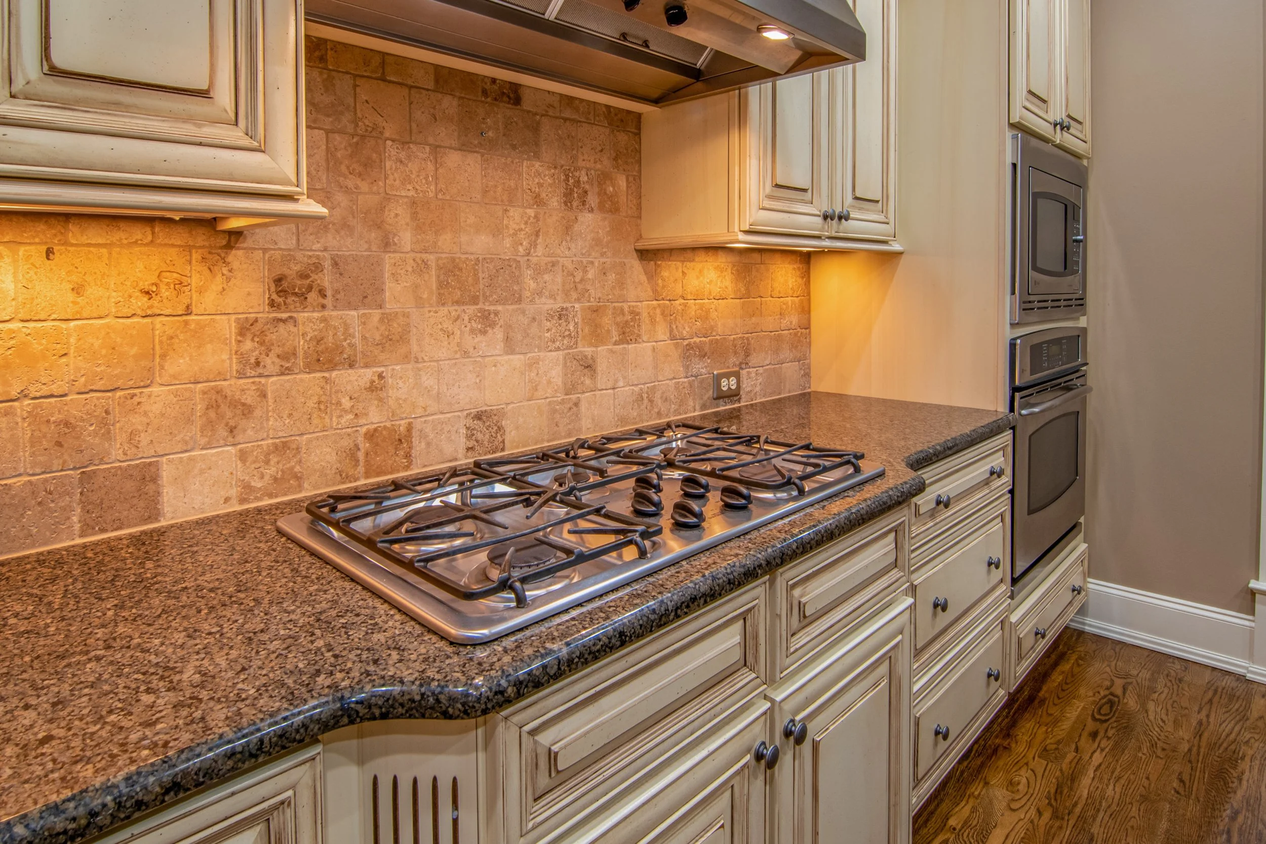 Gas stove repairs.