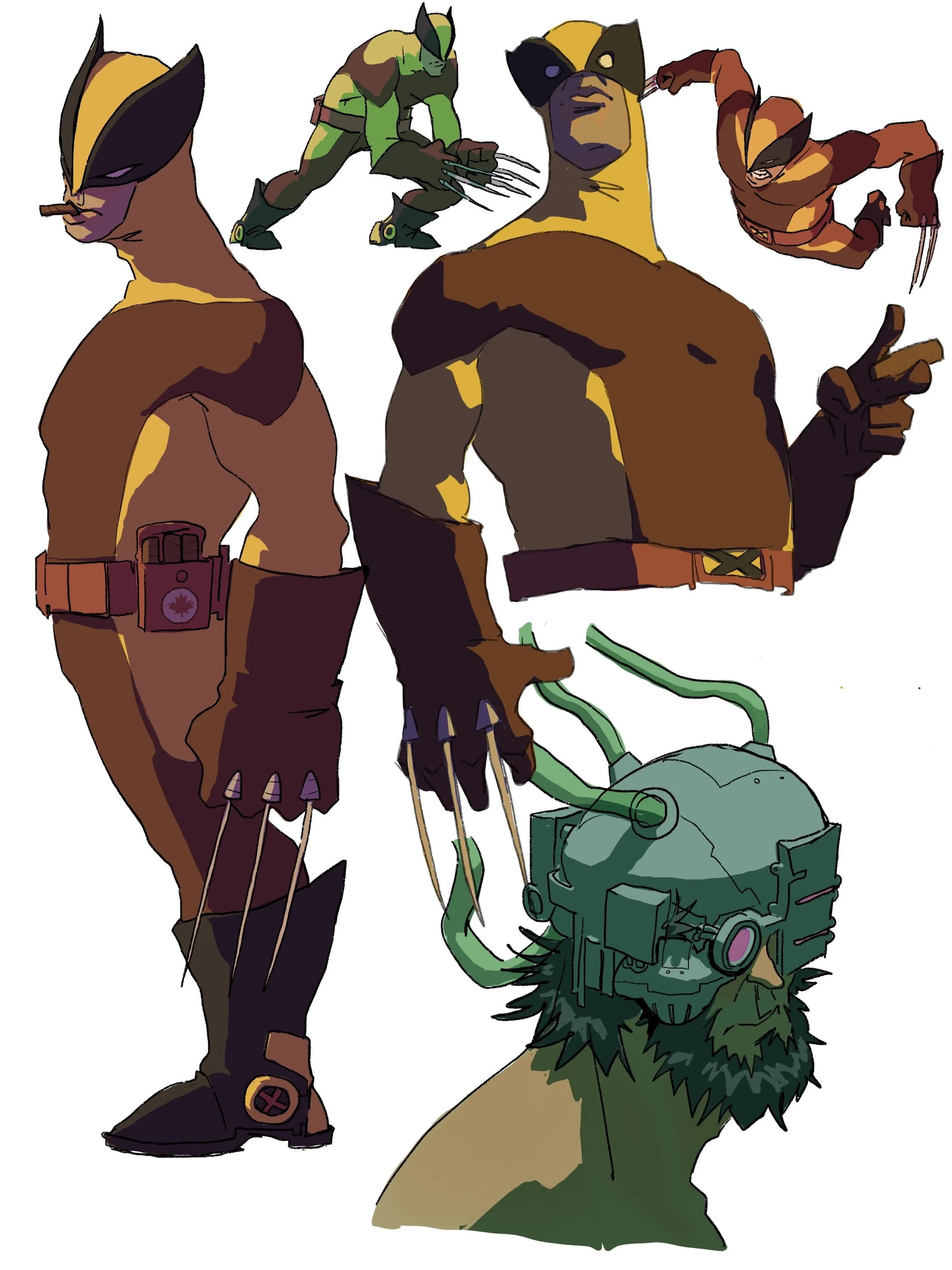 Character Pack Volume 4&hellip; or something idk

Some wolvie, some x men, and a lil bat-mite

#art #sketch #fyp #drawing
