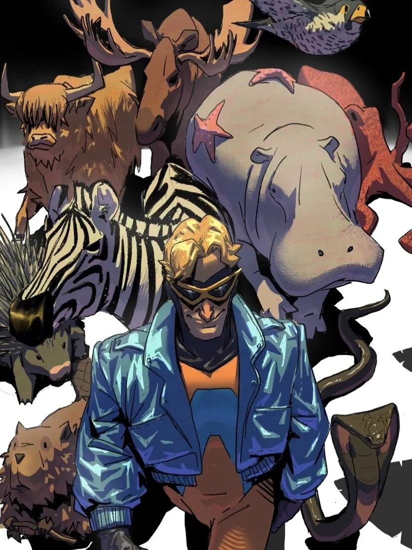 Animal Man commission WIP.

#animalman #dccomics #sketch #art