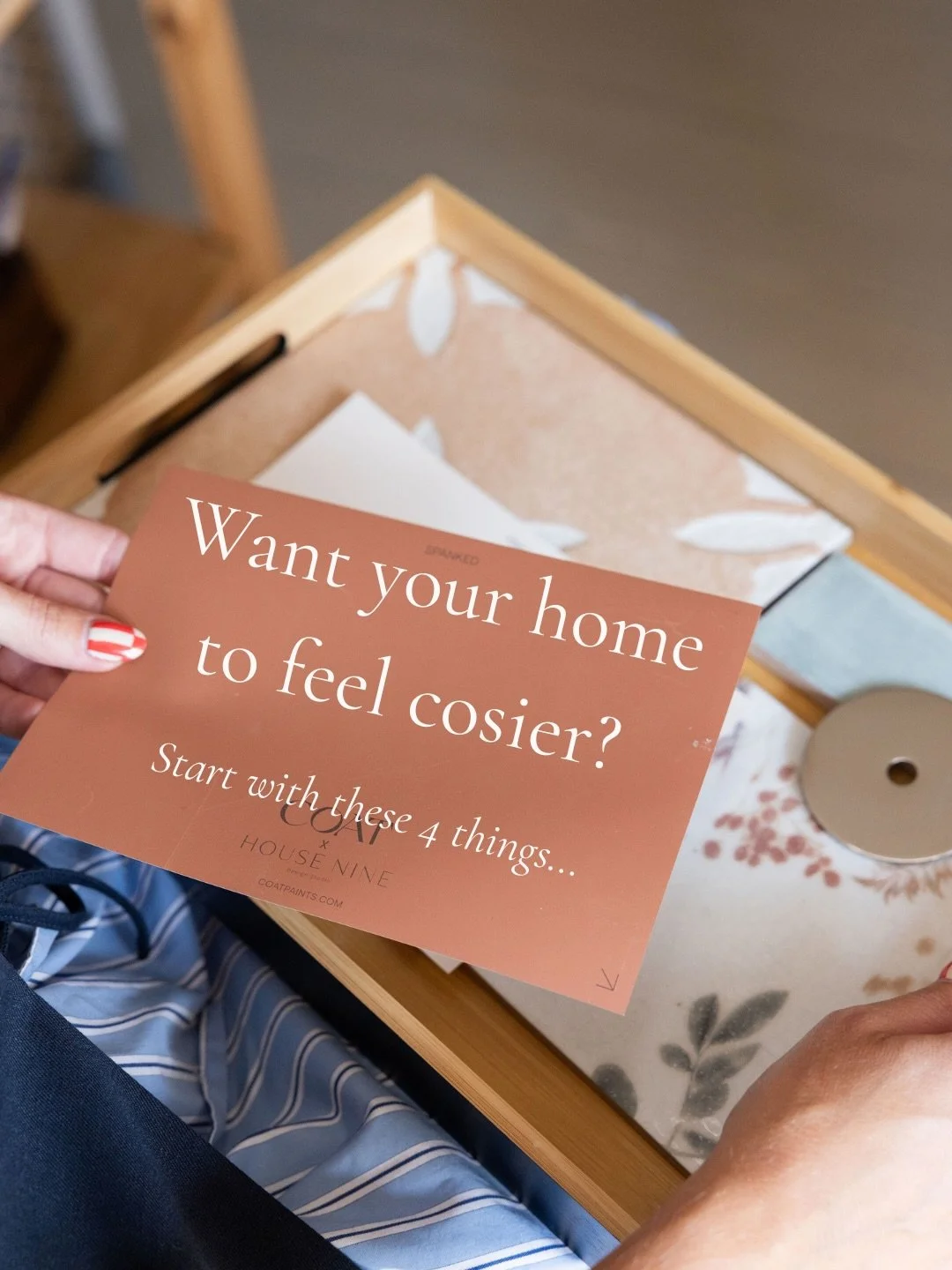 Despite it being the height of summer, I&rsquo;m always for a cosy, layered and lived-in home that you can kick back and relax in. 

These four things I come back to time and again to achieve that feeling. 

What makes your home cosy? Share in the co