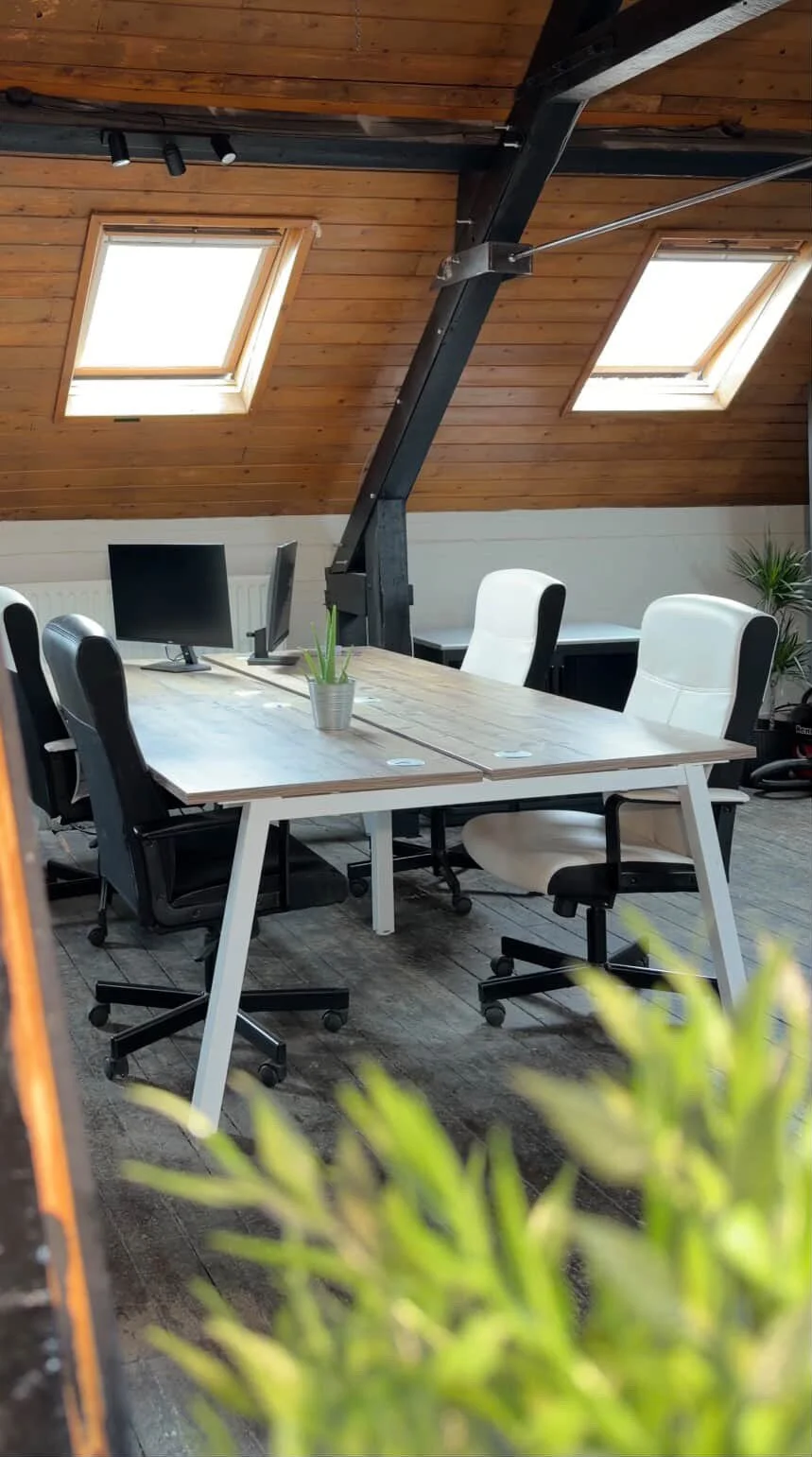 coworking desks